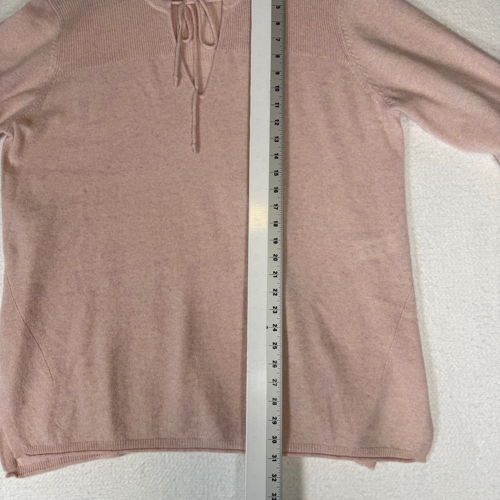 Wrap London Pink Cashmere Sweater US size 16 - Picture 7 of 7